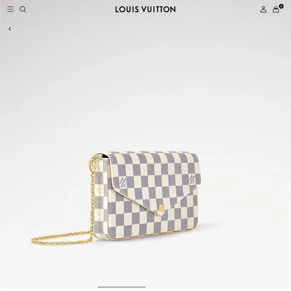 Louis Vuitton Pochette Felicie in Damier Azur Canvas, Great Condition! - Picture 3 of 14